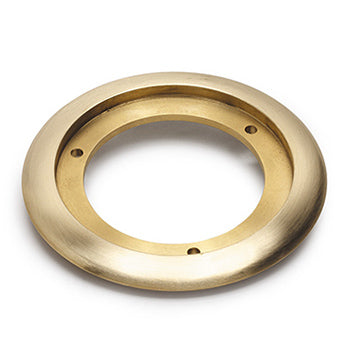 Lew Electric SCF-1 Brass Carpet Flange for 4 Covers