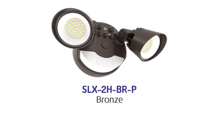 Westgate SLX-2H-MCTP-BR-P X-gen Advance Security Light With PIR Sensor - Bronze