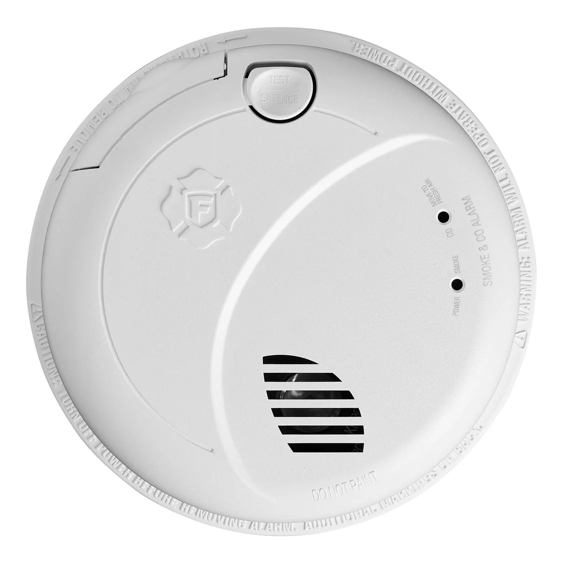 BRK SMCO100V-AC BRK Interconnect Hardwire Combination Smoke & Carbon Monoxide Alarm with Voice Alerts (12-pack)