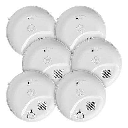 BRK SMICO105-AC Interconnect Hardwire Combination Smoke & Carbon Monoxide Alarm w/10-Year Battery Backup (12-pack)