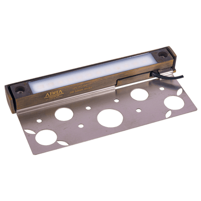 ABBA Lighting STB12-3000k 3W 12V Brass LED Hardscape Edge Light - 3000K, Warm White, Cool White