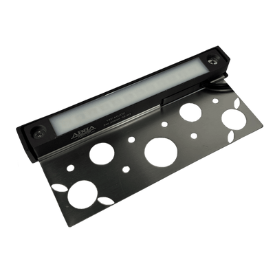 ABBA Lighting STB14 Integrated Aluminum Hardscape/Edge Light, 3W LED, 3000K/5000K, 270 Lumens, 12V AC/DC, IP65 - Bronze Finish