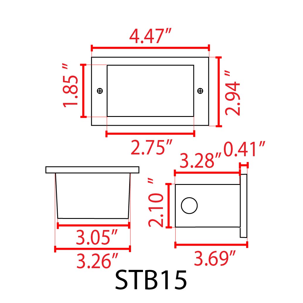 ABBA Lighting STB15-DB Brass Step Light, G4 12V LED Compatible, Heavy-Duty Cast Brass, IP65 - Dark Brass Finish