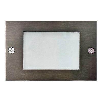 ABBA Lighting STB15-NB Brass Step Light, G4 12V LED Compatible, Heavy-Duty Cast Brass, IP65 - Natural Brass Finish