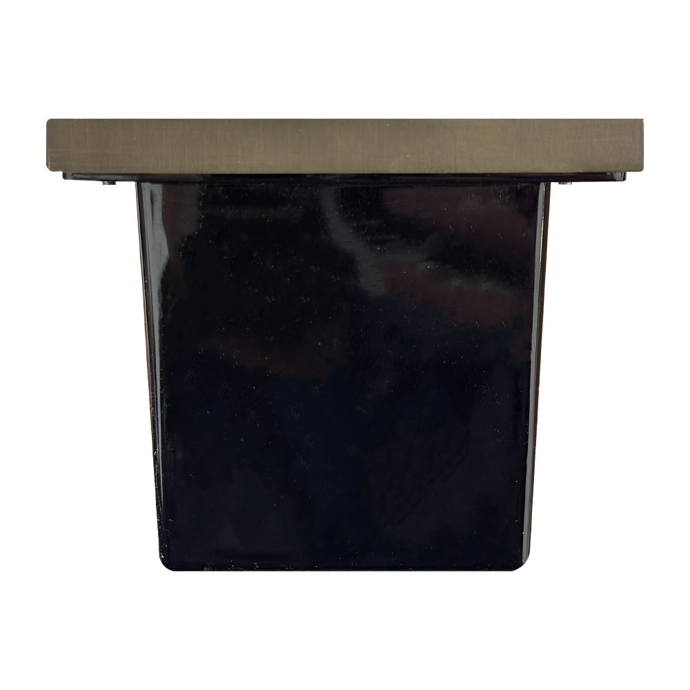 ABBA Lighting STB15-NB Brass Step Light, G4 12V LED Compatible, Heavy-Duty Cast Brass, IP65 - Natural Brass Finish