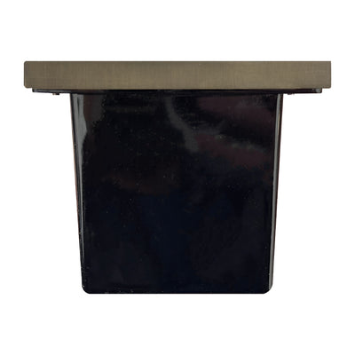 ABBA Lighting STB15-NB Brass Step Light, G4 12V LED Compatible, Heavy-Duty Cast Brass, IP65 - Natural Brass Finish