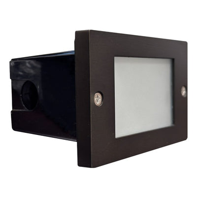 ABBA Lighting STB15-NB Brass Step Light, G4 12V LED Compatible, Heavy-Duty Cast Brass, IP65 - Natural Brass Finish