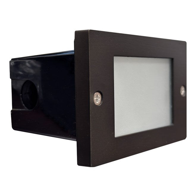 ABBA Lighting STB15-NB Brass Step Light, G4 12V LED Compatible, Heavy-Duty Cast Brass, IP65 - Natural Brass Finish