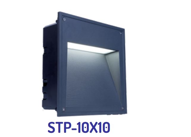 Westgate STP-10X10-MCTP-GY Commercial Large Wall/Step Light - Gray