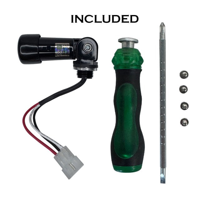 ABBA Lighting TSRPT300 300W Stainless Steel Manual Landscape Lighting Transformer, 12V/13V/14V/15V Multi-Tap, Photocell & Timer, IP65