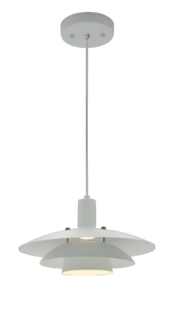 Westgate Decorative Pendant 3-level 6 In, 10W, 5000K, Led Light Bulbs - White