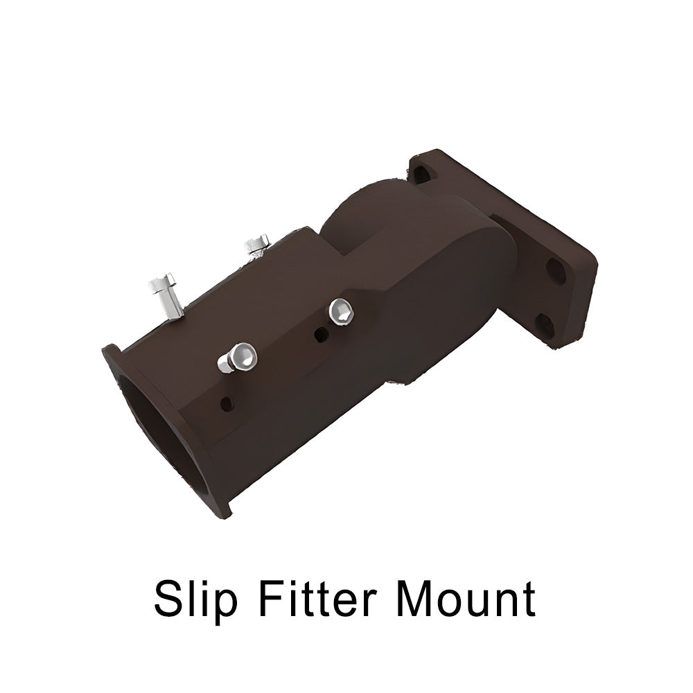 Malibu Slip Fitter Mount for PowerFlow™ Shoebox Area Light