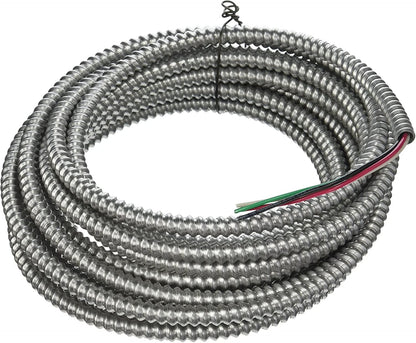 250 ft. 14-Gauge/3-Gauge Solid Aluminum CU MC (Metal Clad) Armorlite Cable