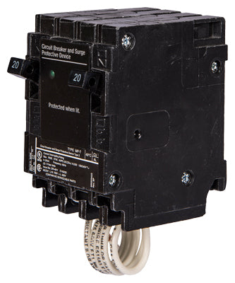 Siemens QSA2020SPD Two 20-Amp Surge Protection Circuit Breaker