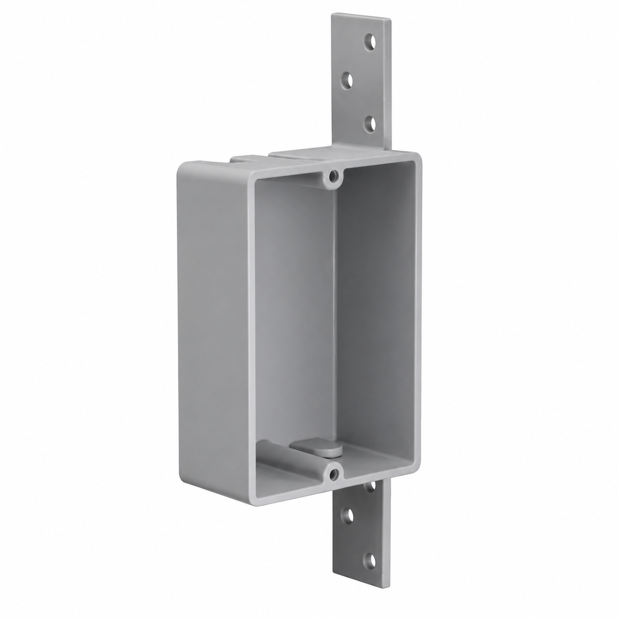 Malibu MapleBox™ P1GSB-8 One-Gang Shallow Outlet Box with Side Bracket - New Work, 8 Cubic