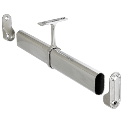 ABBA AP16F Black Aluminum Profile Wardrobe Rail - 80 Feet - Sonic Electric