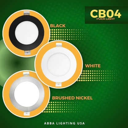 ABBA CB04 12V 10W 3 - CCT LED Puck Light - 900 Lumens - Sonic Electric