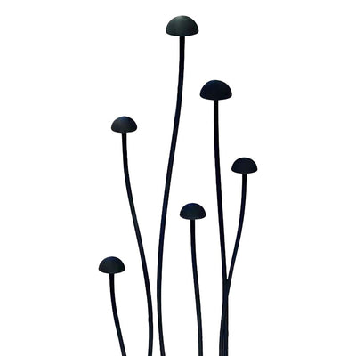 ABBA CDPA71 6 - Piece Integrated Mushroom Aluminum LED Path Light Set - 3000K, Warm White - Sonic Electric