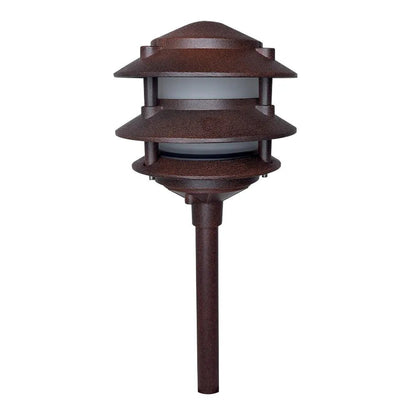 ABBA CDPA72 3 - Tier Pagoda Aluminum LED Path Light - Sonic Electric