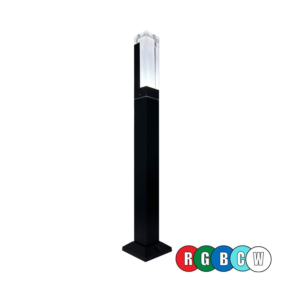 ABBA CDPAR60 12V 10W RGBCW Elegant Bollard Aluminum Path Light - Sonic Electric