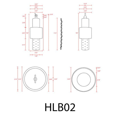 ABBA HLB02 Brass Hanging Tree Light for Outdoor Landscape Lighting - Sonic Electric