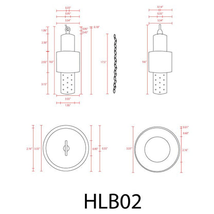 ABBA HLB02 Brass Hanging Tree Light for Outdoor Landscape Lighting - Sonic Electric