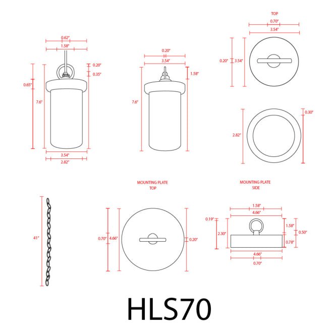 ABBA HLS70 Brass Hanging Tree Light for Outdoor Landscape Lighting - Sonic Electric