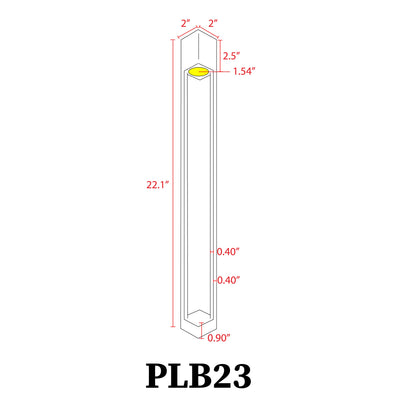 ABBA PLB23 Brass Retro Style Path Light - Sonic Electric