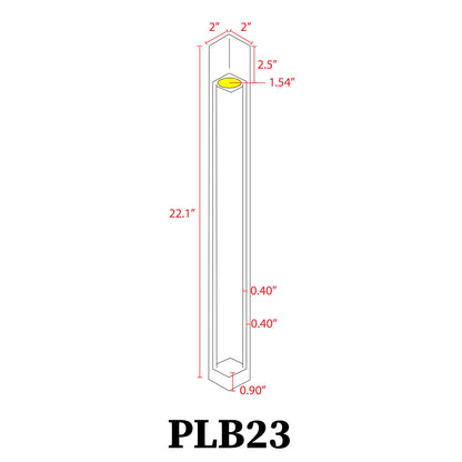 ABBA PLB23 Brass Retro Style Path Light - Sonic Electric