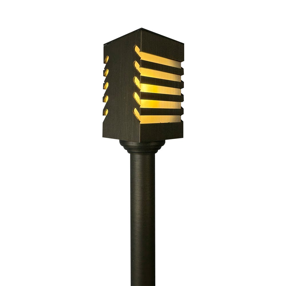 ABBA PLB24 Brass Retro Style Path Light - Sonic Electric