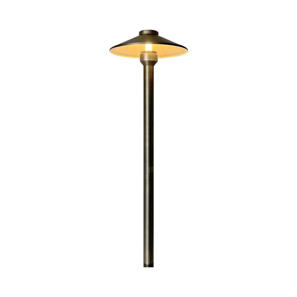 ABBA PLB26 Solid Brass Dome Path Light - Sonic Electric