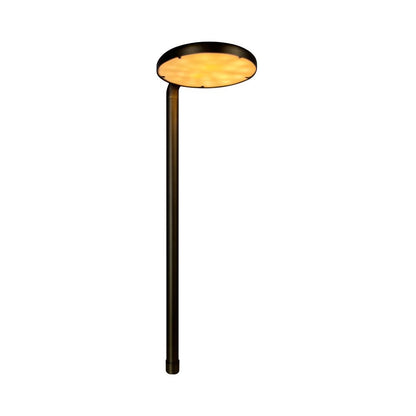 ABBA PLB27 Solid Brass Round Integrated Path Light - Sonic Electric