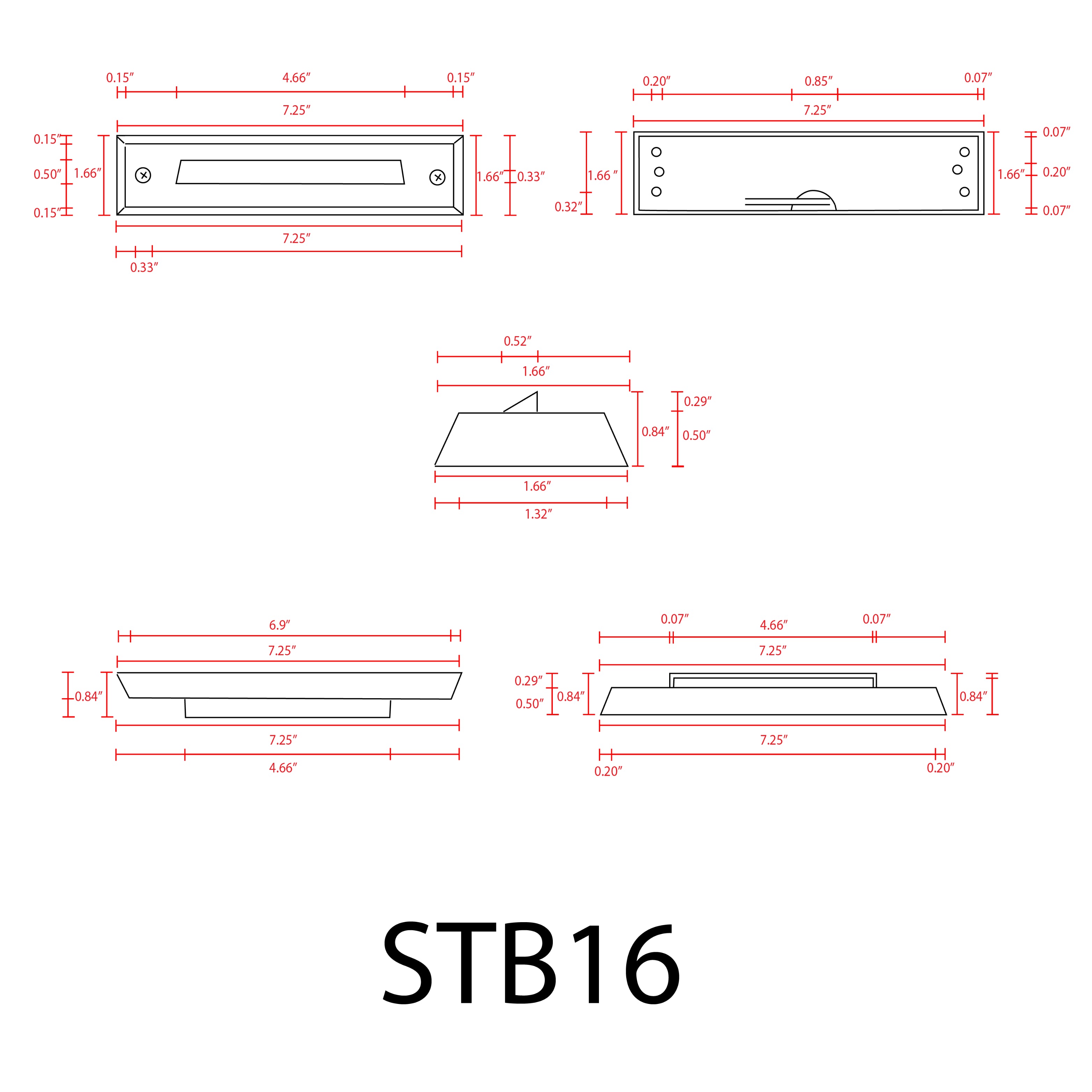 ABBA STB16 Brass Integrated LED Step Light - Sonic Electric