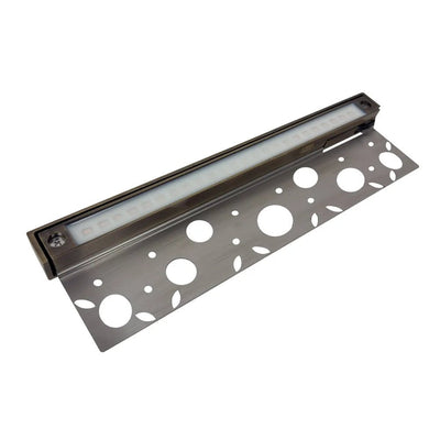 ABBA STB20 12V 4W Integrated Brass Hardscape Edge Light - 270 Lumens, 3000K, Warm White - Sonic Electric