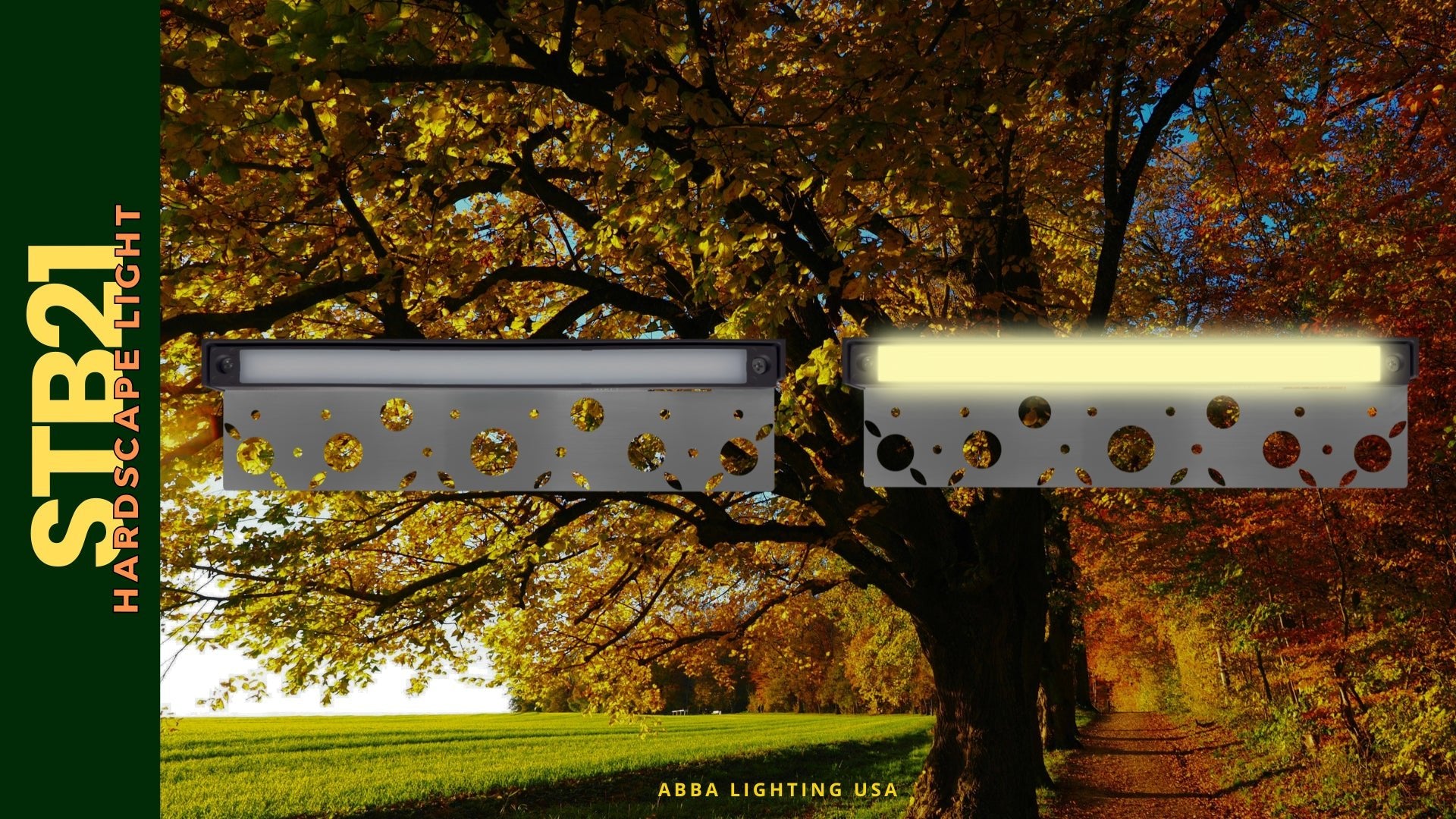 ABBA STB21 12V 4W Integrated Aluminum Hardscape Edge Light - 270 Lumens, 3000K, Warm White - Sonic Electric