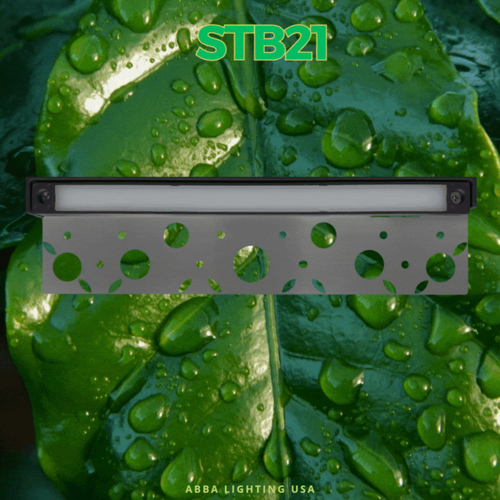 ABBA STB21 12V 4W Integrated Aluminum Hardscape Edge Light - 270 Lumens, 3000K, Warm White - Sonic Electric