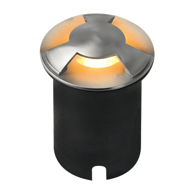 ABBA UNS05 12V Tri Directional Stainless Steel In - Ground Well Light - Sonic Electric