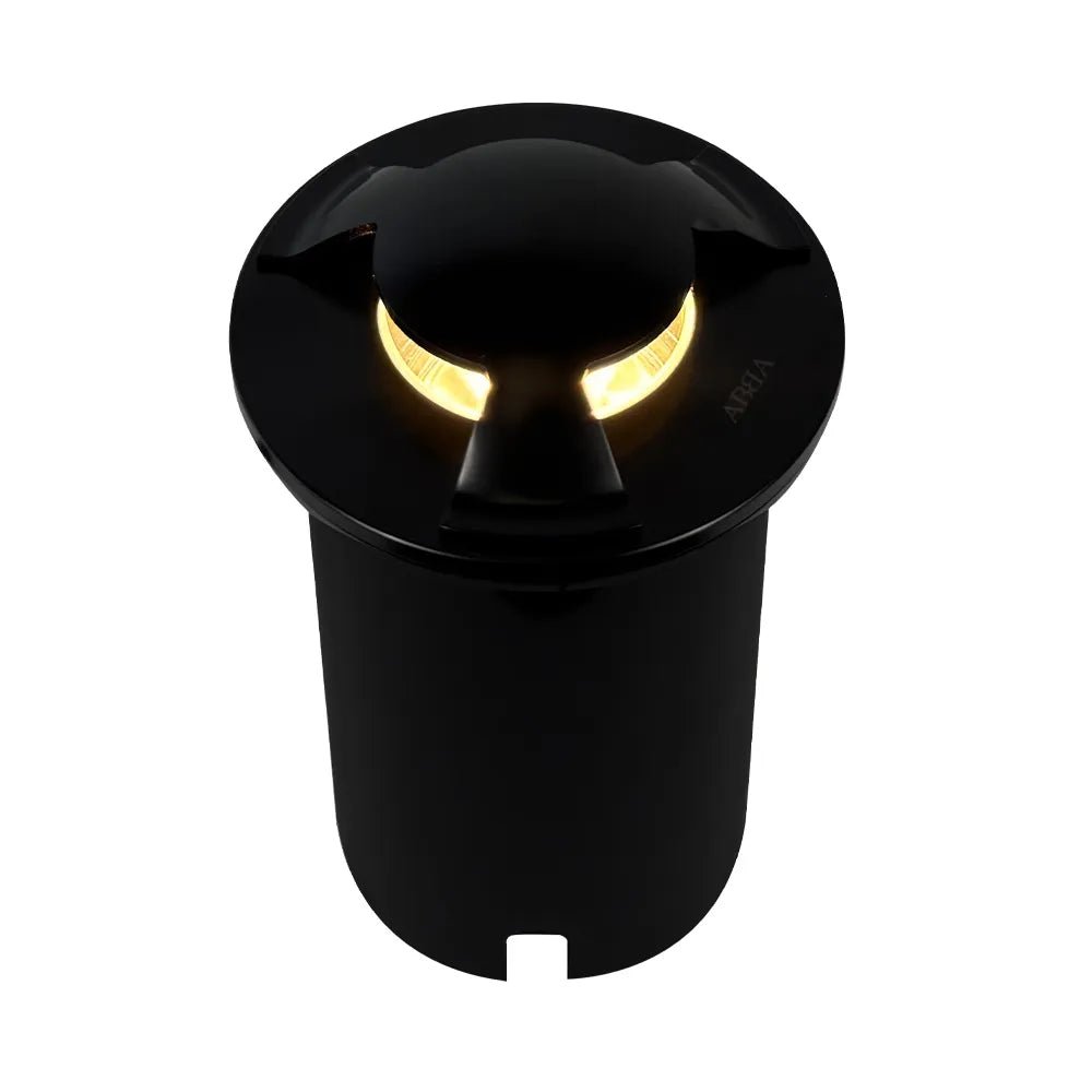 ABBA UNS05 12V Tri Directional Stainless Steel In - Ground Well Light - Sonic Electric