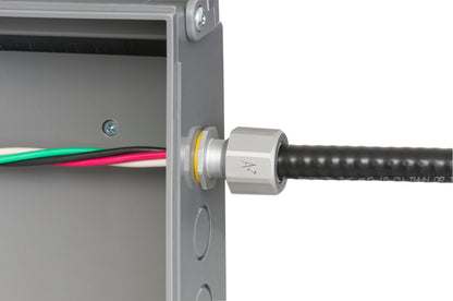 Arlington LTMC50 1/2" Liquid - Tight, Concrete - Tight Zinc Fitting for MC & Tech 90 Cable - Sonic Electric
