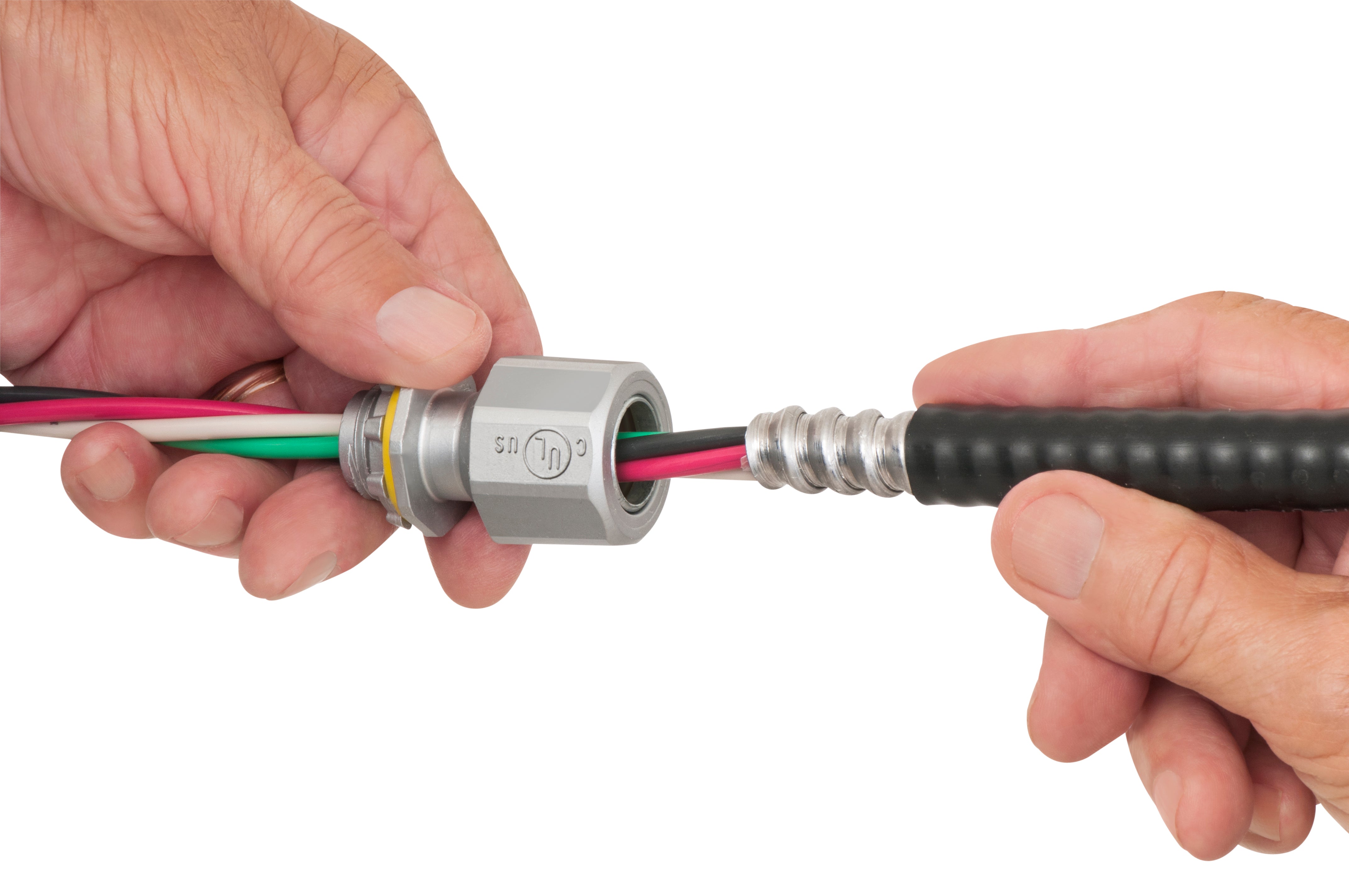 Arlington LTMC50 1/2" Liquid - Tight, Concrete - Tight Zinc Fitting for MC & Tech 90 Cable - Sonic Electric