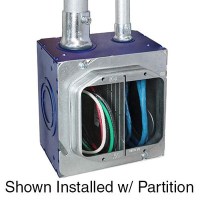 Orbit T5P-100 True 5" Square Box Partition Flat To 1"