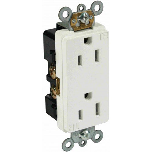 Orbit CDR15-TR-SI 15A, 125V, Decor Receptacle Commercial Grade, Tamper Resist - Ivory