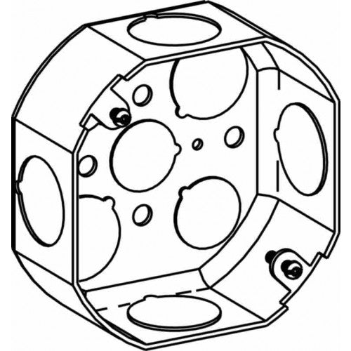 Orbit D4RB-75 4" Octagon Drawn Box 3/4" 