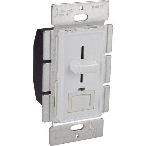 Orbit D603SL-I Slide Dimmer 3-Way With LED & Switch - Ivory