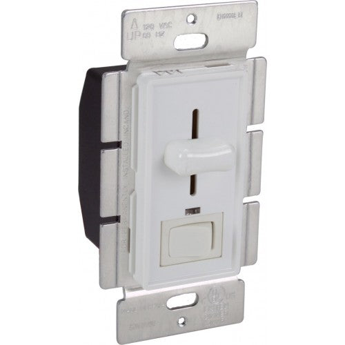 Orbit D603SL-W Slide Dimmer 3-Way With LED & Switch - White