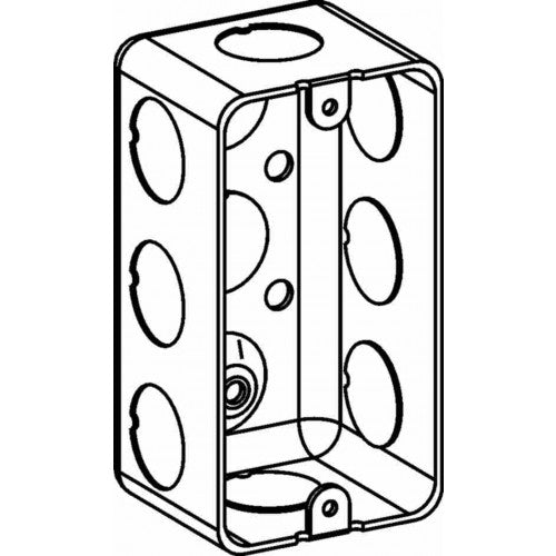 Orbit DHB-1-50 1-Gang Handy Box 1-7/8" Deep 1/2" KO - Galvanized
