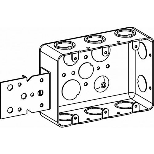 Orbit DHB-3-B 3-G Drawn Handy Box With " B" Bracket 2-1/8" DP