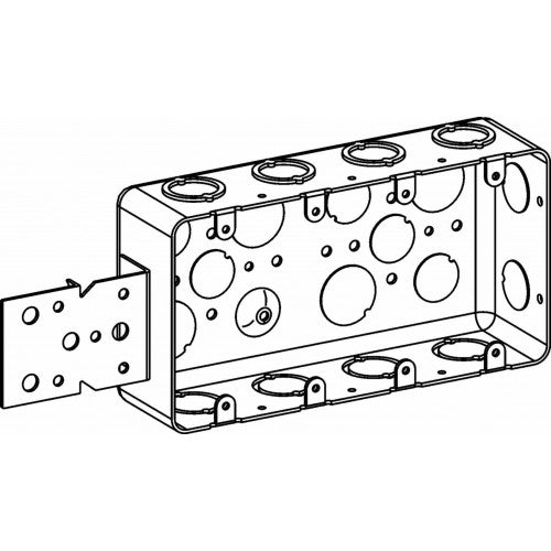 Orbit DHB-4-B 4-G Drawn Handy Box With " B" Bracket 2-1/8" DP