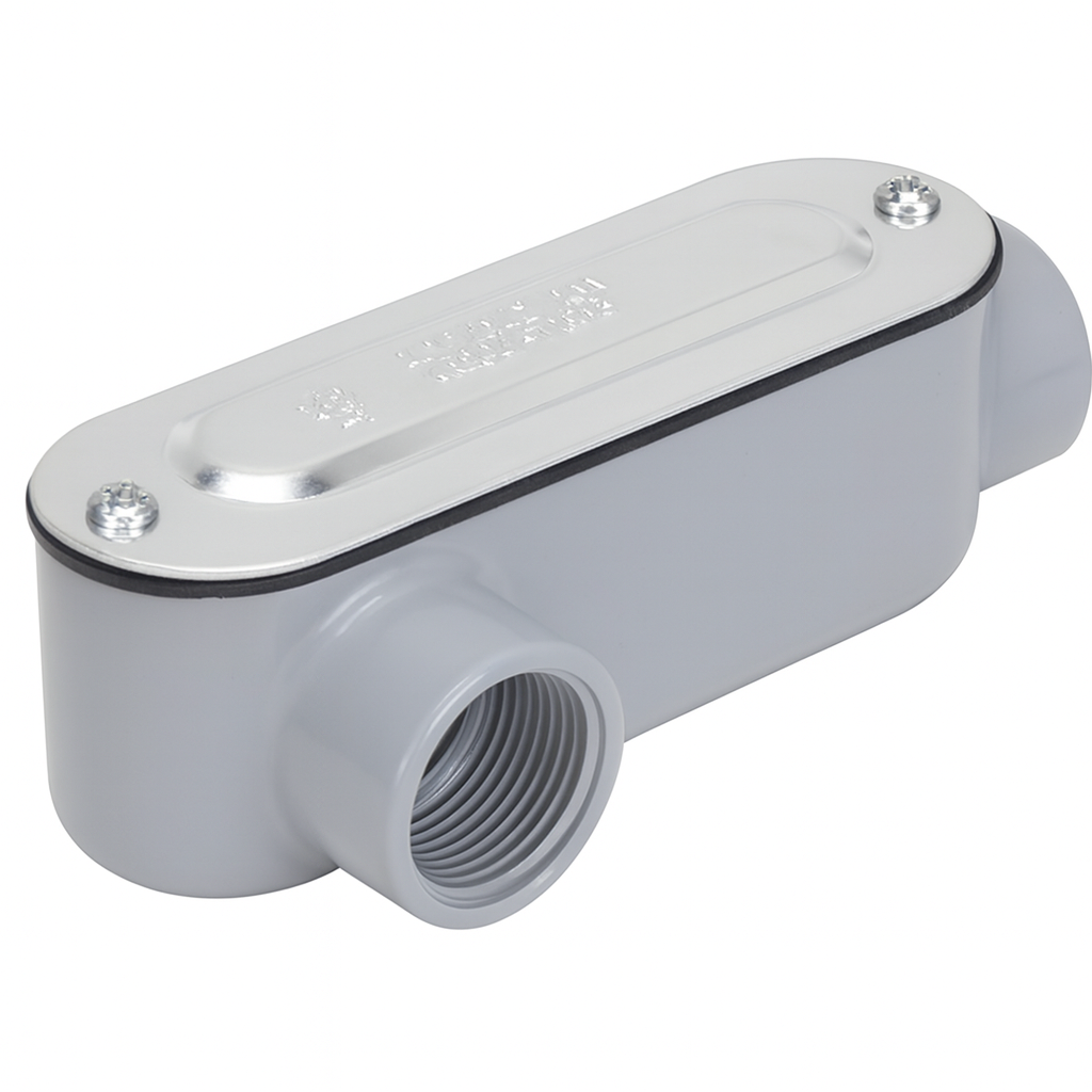 Malibu Knecht™ LR Aluminum Conduit Body with Cover & Gasket – Multiple Sizes