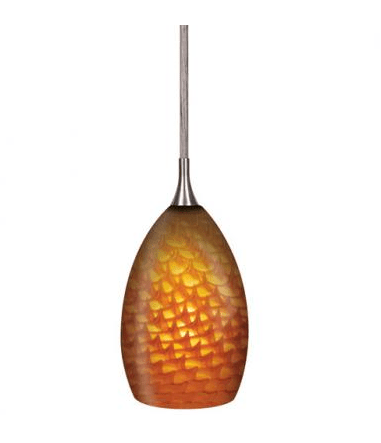 Elco Lighting E12AT Line Voltage Pendant, Medium Base (E26), 60W, 120V - Athena Finish - Sonic Electric